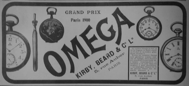 1904 Grand Prix Paris 1900 Omega Press Advertisement - Advertising