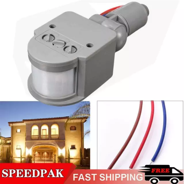 Interruptor de luz sensor de movimiento infrarrojo PIR con luz automática rápida B2P6 N1