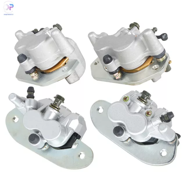 Front & Rear Brake Caliper With Pads for Yamaha Viking 700 YXM700 4x4 2014-2022