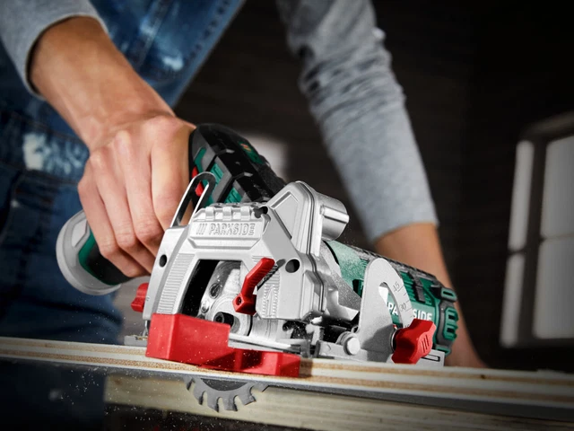 Scie Circulaire Parkside Phksa - Fonctionne Sur Batterie - 20-Li - Foto 9