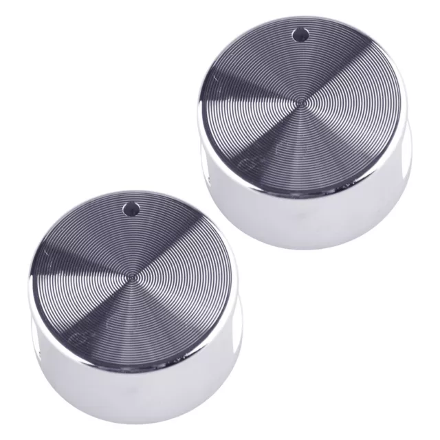 2Pcs Metal Gas Cooker Oven Stove Knob Control Rotary Switch 6mm Universal ct