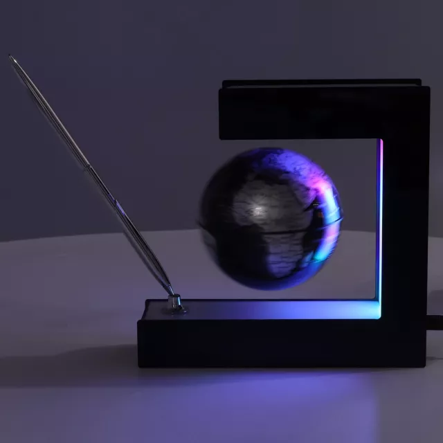 Magnetic Levitation Globe E Shaped Floating Decoration Ornament 100‑24 5345 UK