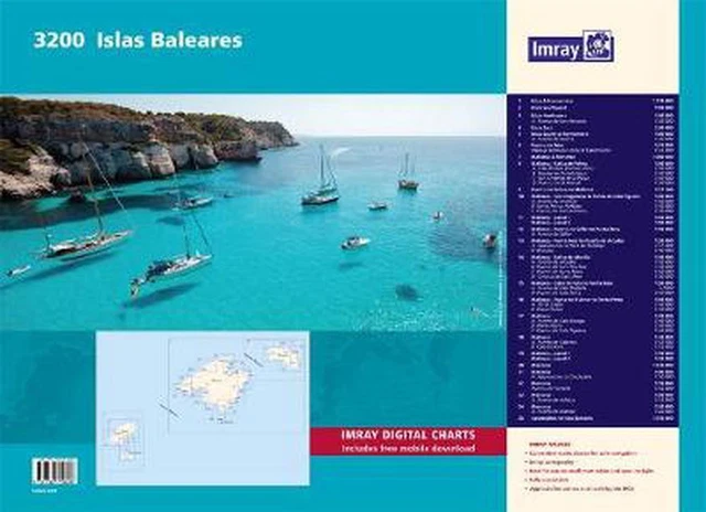 Imray 3200 Kartenatlas: Balearen Kartenatlas von Imray Taschenbuch Buch