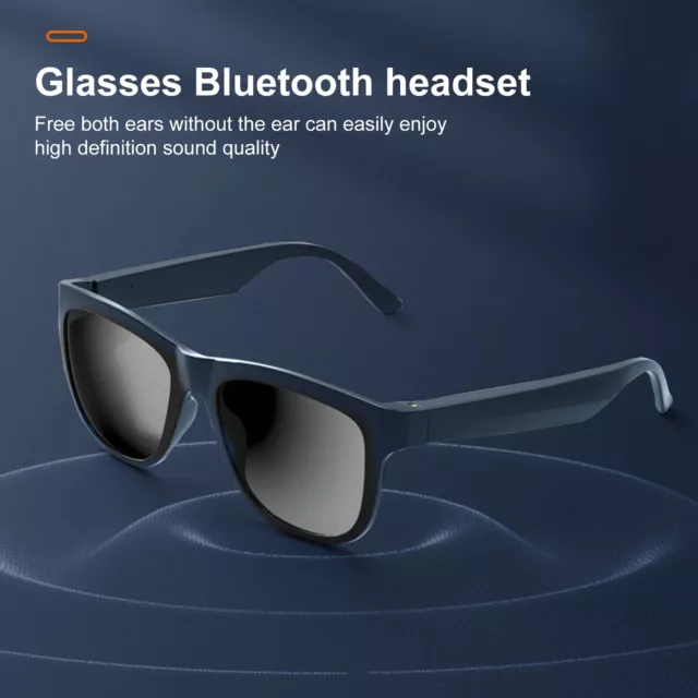 Lenovo C8 Glasses Eye Protection Ultra Light Bluetooth 5.0 Audio Sunglasses NEW