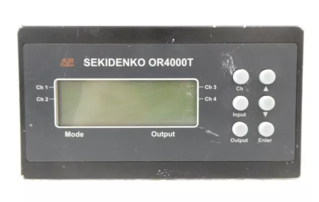 AE Sekidenko 955-2001-03 Multi-Channel Temperature Pyrometer OR4000T As-Is Spare