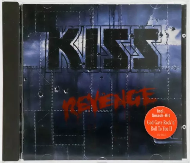 KISS CD - REVENGE - with KIZZ LOGO - GERMANY - C115801