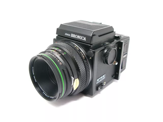 Zenza Bronica ETRS Medium Format SLR Camera With Zenzanon EII 75mm f2.8 Lens