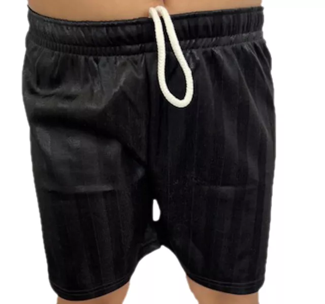 1-2PK Unisex Boys Girls Shadow Striped Sports Games PE School Shorts Football