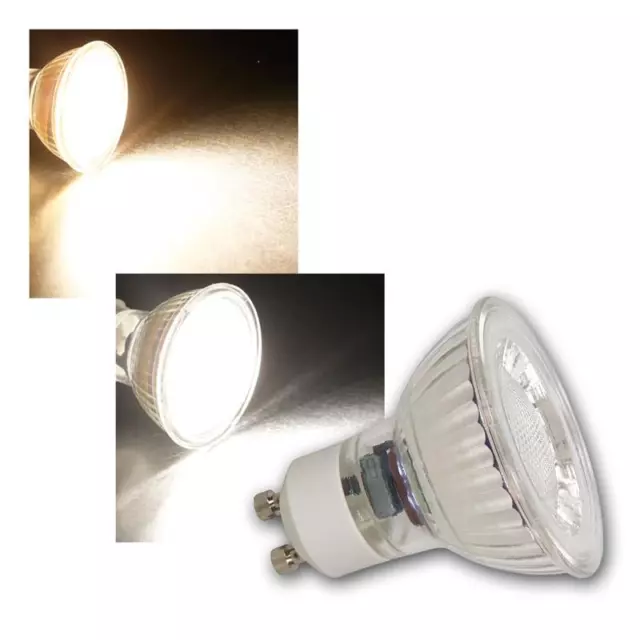 GU10 LED Strahler MCOB 36° 2/3/5/7W warm/neutral Leuchtmittel dimmbar Birne Lamp 2