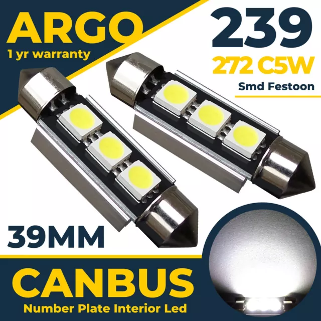 Pour BMW 3 Série Compact E36 LED Numéro Plaque Ampoules 1994-2000 SMD Lampes