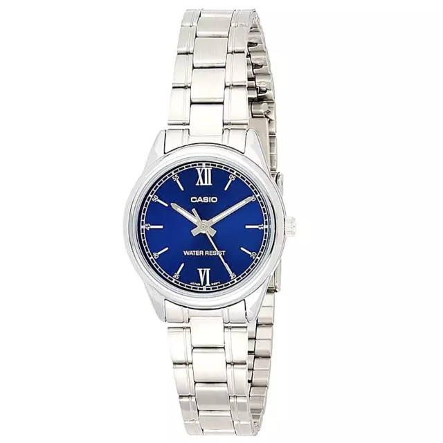 Casio LTP Orologio Vintage Donna Acciaio Quadrante Blu Elegante da Polso Quarzo