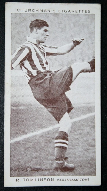 SOUTHAMPTON FC Tomlinson Vintage 1930's Football Photo Card DD07 £4.99