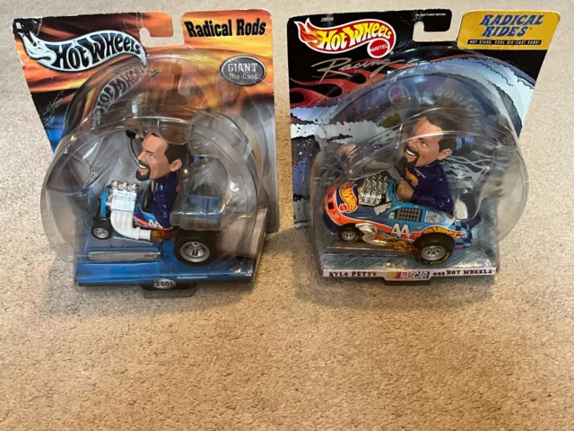 Lot 2 Kyle Petty Radical Rides Die Cast Collectibles Hot Wheels Mattel 1999-2001