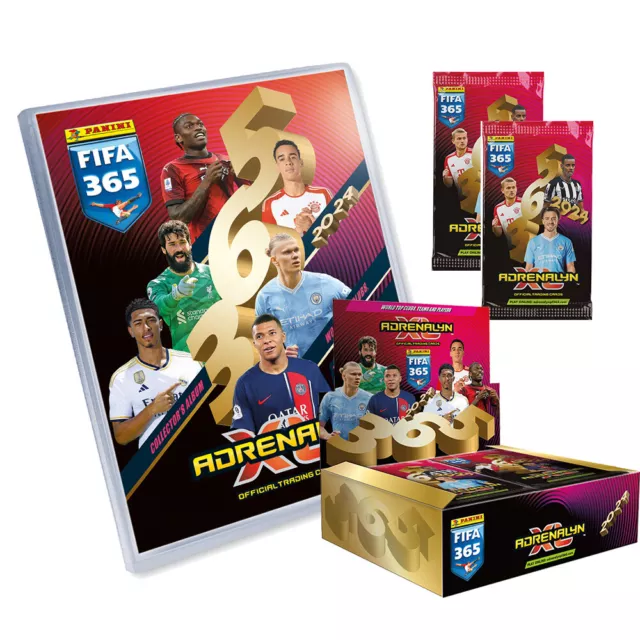 PANINI FIFA 365 2024 Adrenalyn XL Trading Cards Karten Display Starter