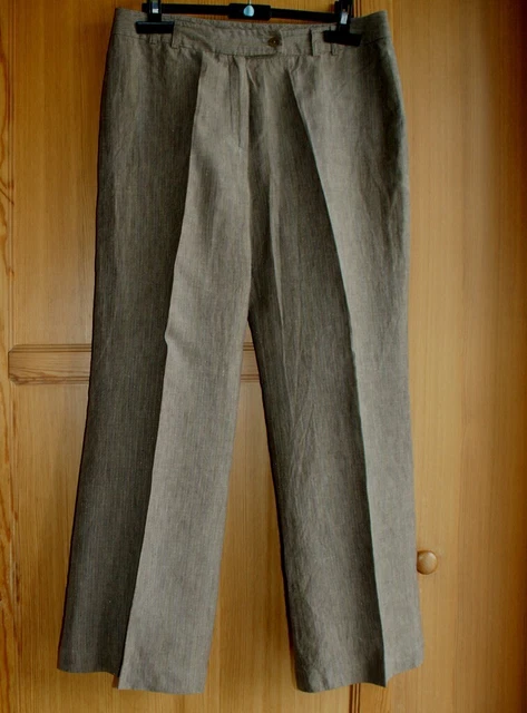 PANTALON PANTACOURT FEMME Marron Fil doré marque UN DEUX TROIS
