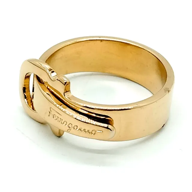 Ferragamo Key Ring  Scarf Ring Gold   2435172