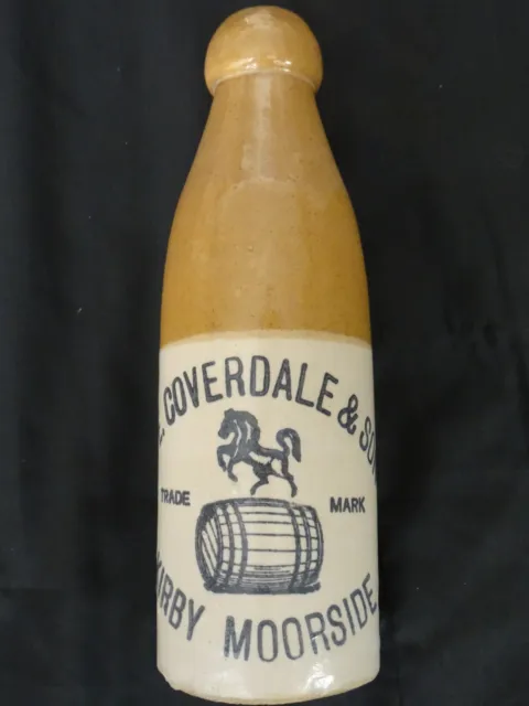 F.E. Coverdale & Son, Pictorial Ginger Beer, Kirby Moorside. Mint Condition.