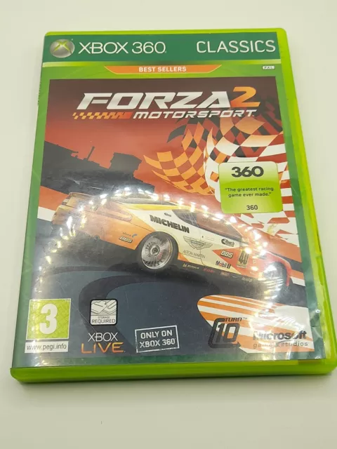 Forza Motorsport 2 - Xbox 360 Classics Game With Manual