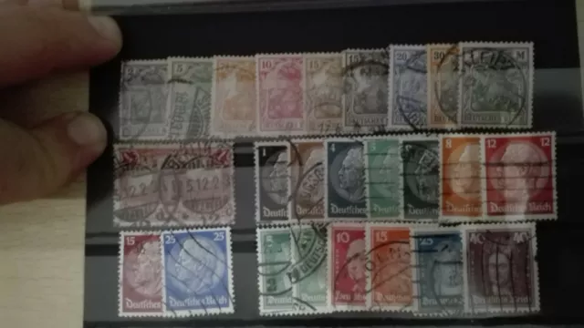 Briefmarken Serien Deutsches Reich gestempelt