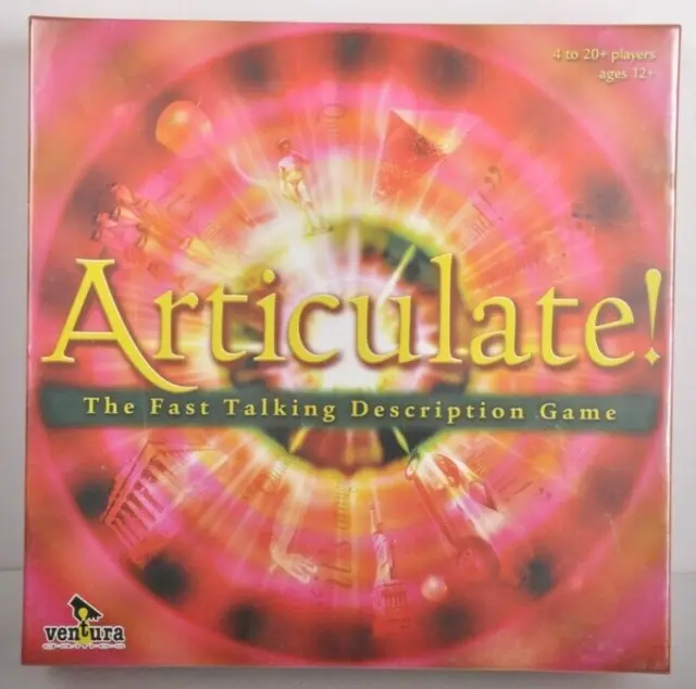 New-Articulate The Fast Talking Description Cardboard Card Board Game 4-20+ Play