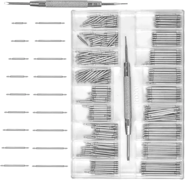 360 Piezas Pasadores de Correa de Reloj, Pines de Reloj, Herramienta de Barra