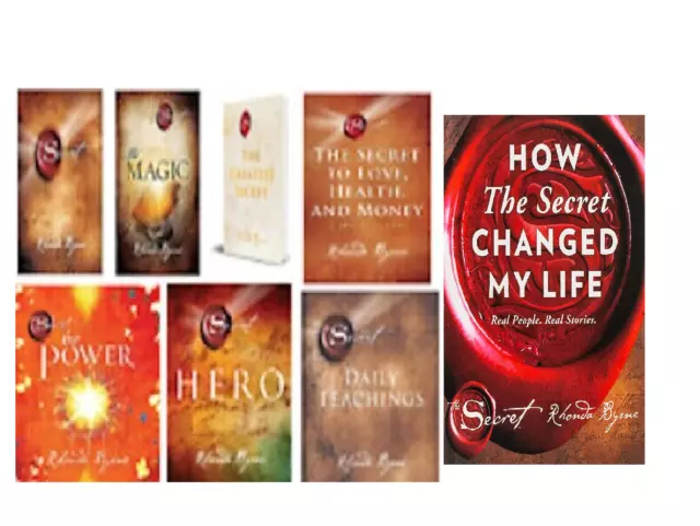 Rhonda Byrne 8 book in sets of secret : the secret book series fast shipping