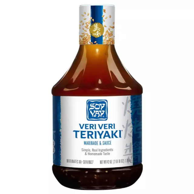 Soy Vay Veri Veri Teriyaki Marinade & Sauce, 42 oz (NO SHIP TO CA)