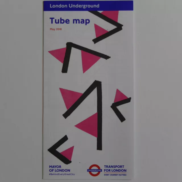 LONDON UNDERGROUND TFL pocket tube map May 2018 Geta Bratescu Game of