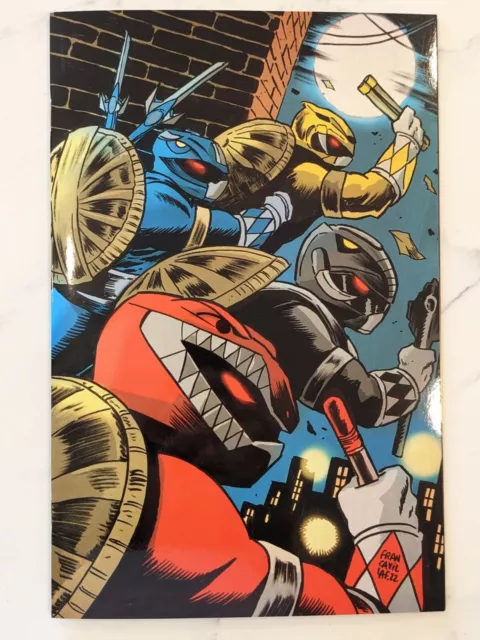 Mighty Morphin Power Rangers Teenage Mutant Ninja Turtles 2 #1 1:100 Virgin