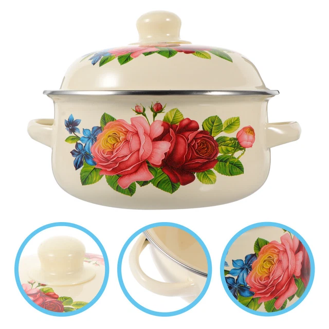 Bols De Cuisson Pot Émaillé Amphore Réchaud De Camping Casserole