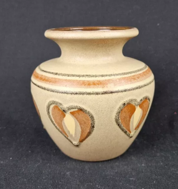 Vintage Mid Century Keramik Vase Scheurich - 202 / 13 cm - 1970er