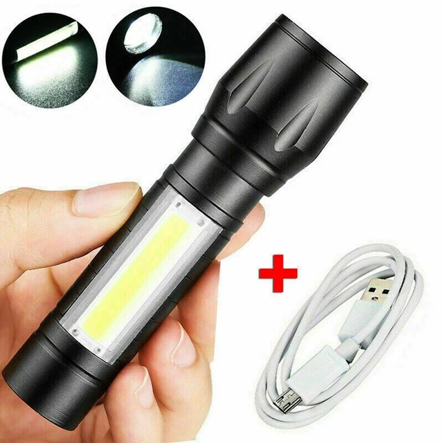 Grosse orange - Lampe de poche solaire LED COB, budgétaire, lampe de