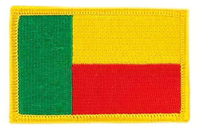 Patch écusson brodé Drapeau BENIN FLAG Thermocollant