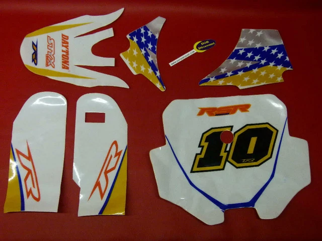 Kit Autocollants VESPA PIAGGIO D'origine - Référence 605207M003 - Neuf Sous Blister