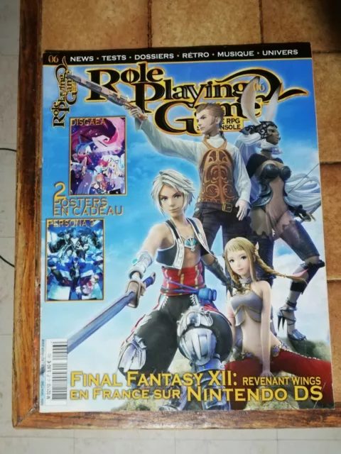 Magazine Role Playing Game 6 Rpg Rare Vintage Collector Final Fantasy 12 gaming