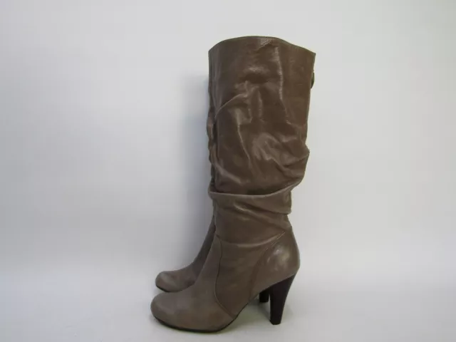 Guess Size 7.5 M Brown Zip Slouch Knee High Fashion Boots