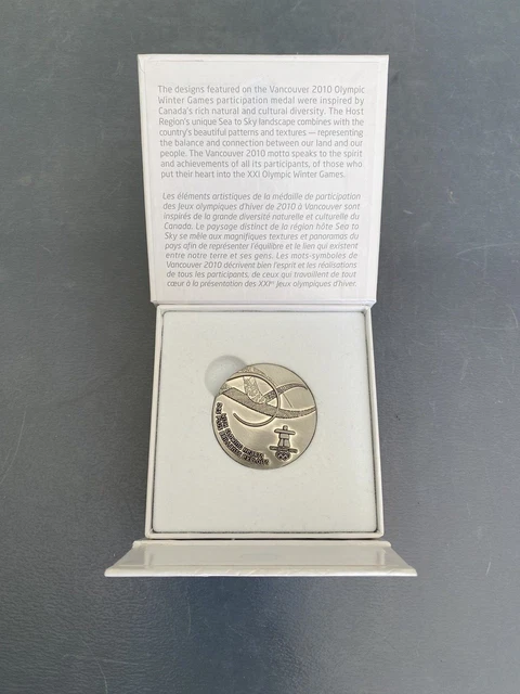 2010 Vancouver Olympic Games Volunteer Participation Medal