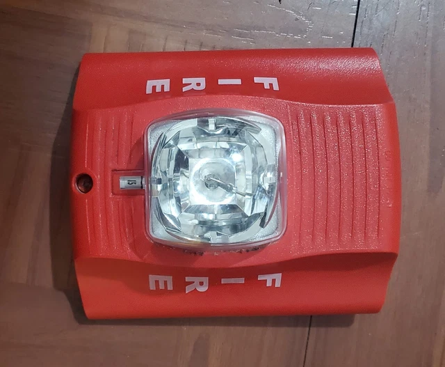 System Sensor SR Fire Alarm Remote Strobe Wall Red