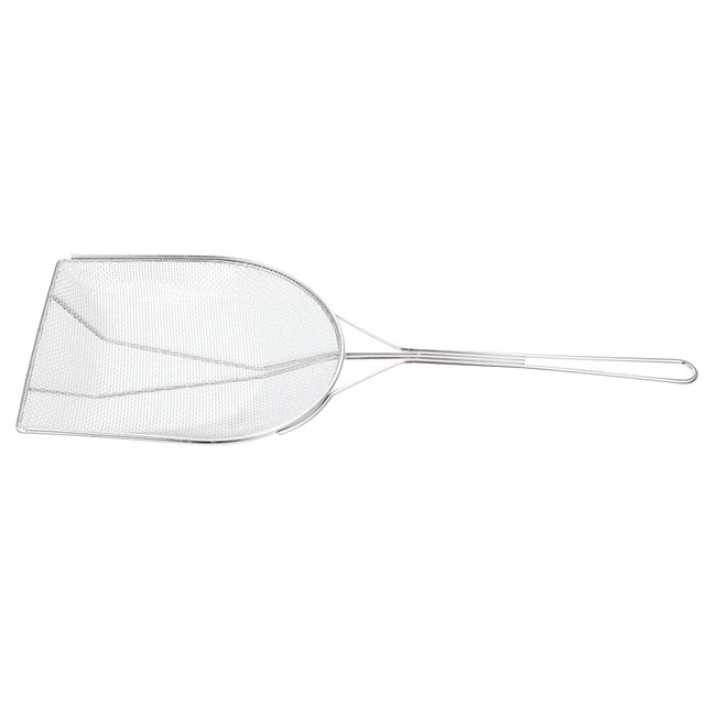 PRETYZOOM Küchensieb Edelstahl - Ölfilter Sieb Mit Langem Griff Für Fett, Pasta, Pommes