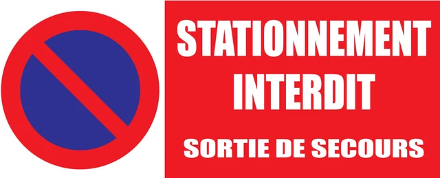 AUA SIGNALETIQUE - Panneau Stationnement Interdit Propriété Privée sous Peine de Fourrière 3 - 130 mm, Aluminium Dibond 3mm