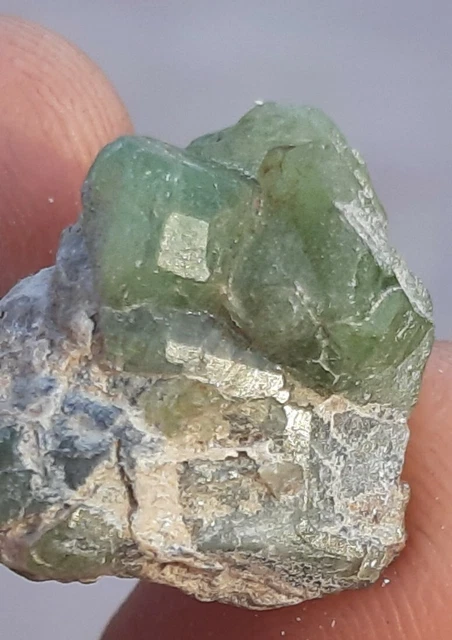 deep green peridot terminated gem quality specimen@ supat kohistan.