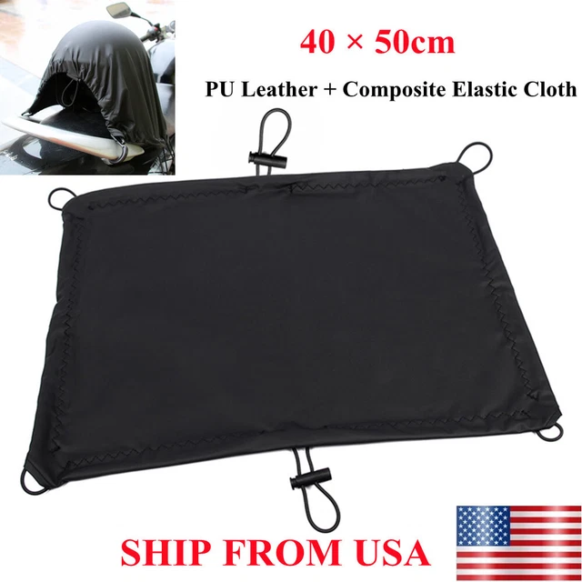 Motorcycle Bike Trunk Seat Rear Rack Luggage Shelf Waterproof Helmet Net PU