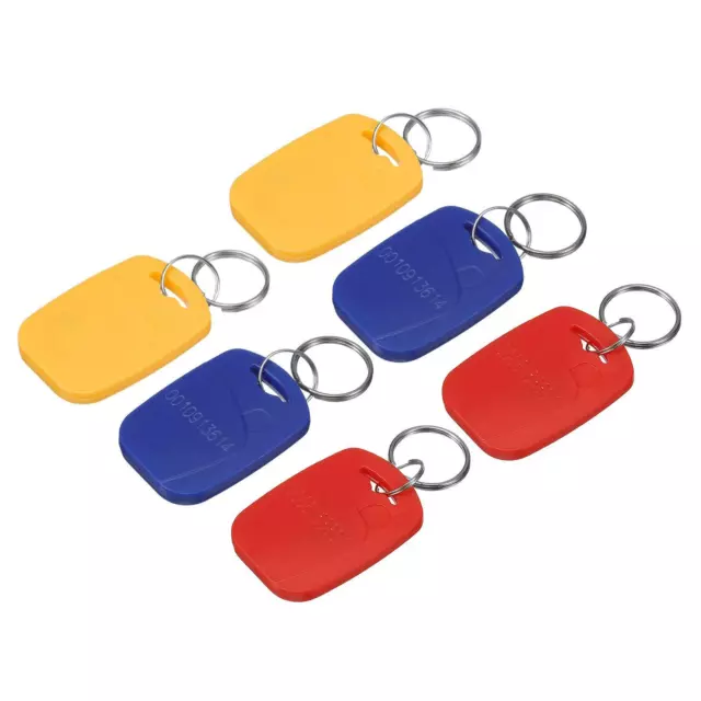 12Pcs Dual Frequency RFID Key Fobs Read Only Proximity IC/ID Card Tag 3 Colors