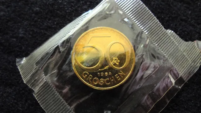 Austria 1964  50 Groschen Proof Coin 4