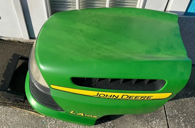 John Deere Hood. With Mounting Bracket.