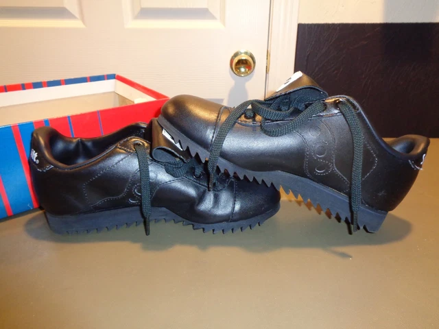 VINTAGE SPOT BILT WOMENS Black Classic Coach Leather Athletic TENNIS Shoes 4.5 41.59 PicClick