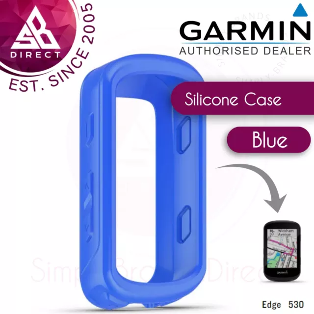Garmin Protective Silicone Case Cover│For Edge 530 GPS Bike Computer│Blue
