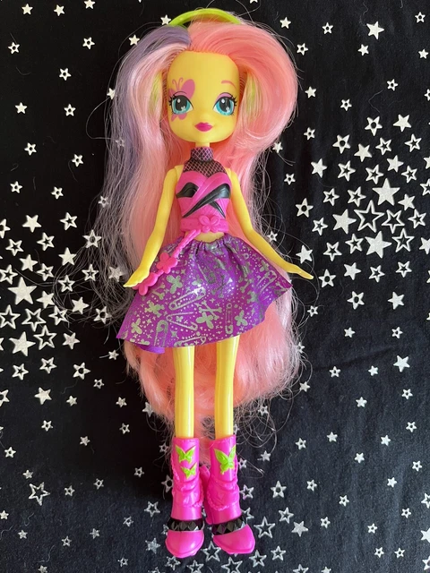 MY LITTLE PONY Equestria Girls Rainbow Rocks Fluttershy Doll £10.00 ...