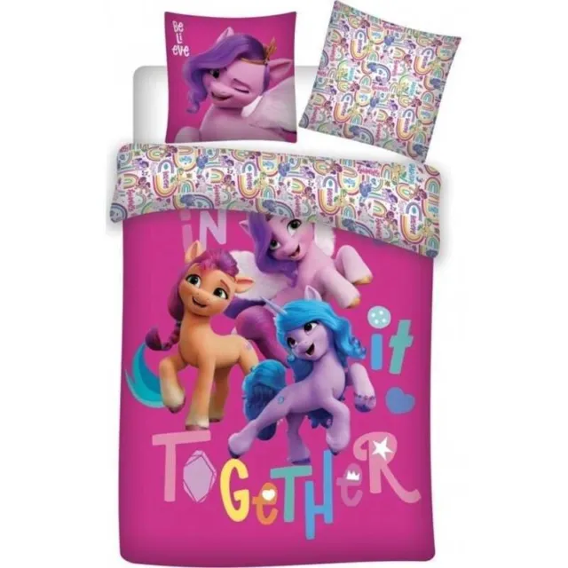 My Little Pony Bedding Single Bed Set Duvet Cover & Pillow EU Sized
