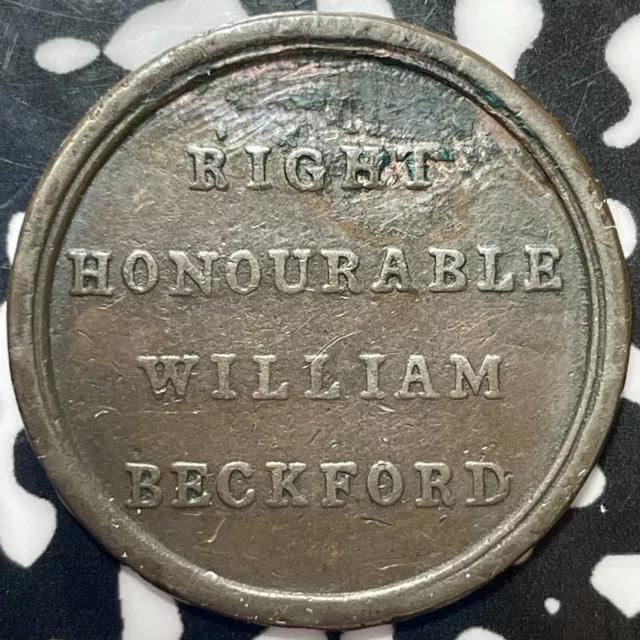 (c. 1760) Great Britain William Bickford Medalet by Kirk Lot#M6476 24MM 2